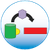 Fluorescent protein biosensor icon