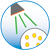Fluorescent protein optogenetics icon