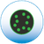 Fluorescent protein subcellular localization icon