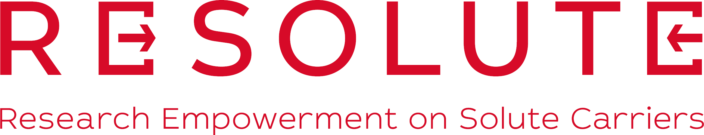 RESOLUTE logo reads Research Empowerment on Solute Carriers